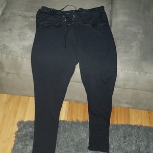 Corset stretch pants